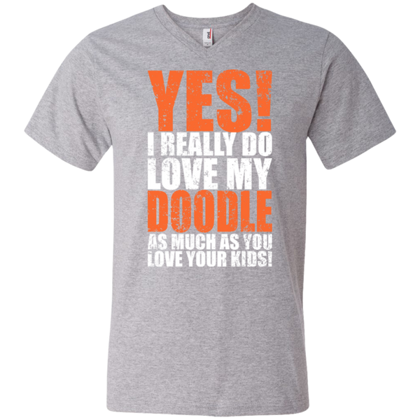 Really Love My Doodle - Men's V-Neck