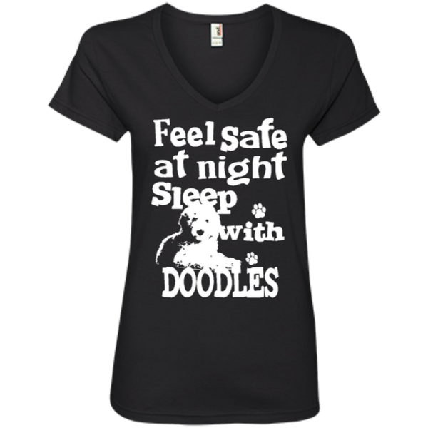 Feel Safe At Night - Ladies V-Neck