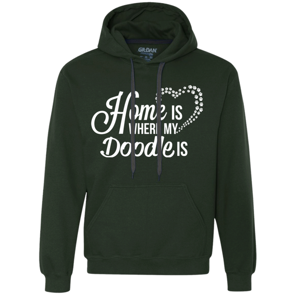 Home Is Where My Doodle Is - Gildan Heavyweight Fleece Sweatshirt