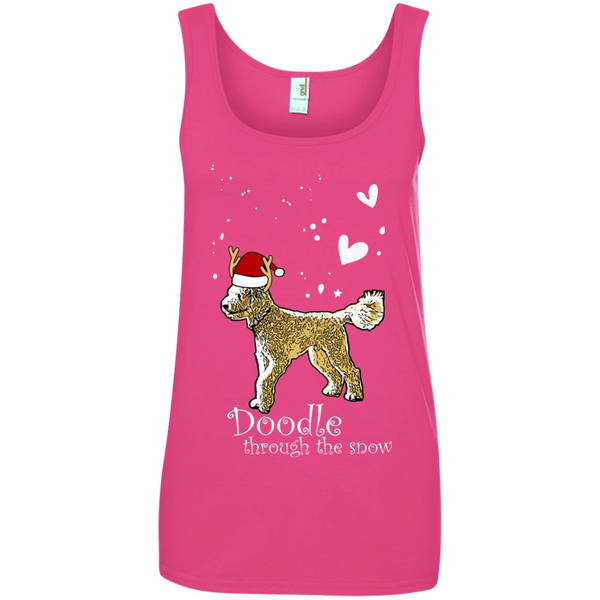 Doodle Through The Snow - Ladies Tank Top