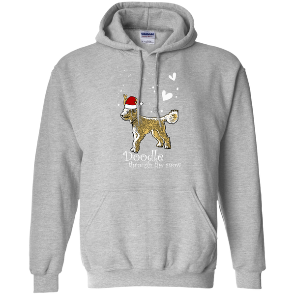 Doodle Through The Snow - Gildan Pullover Hoodie
