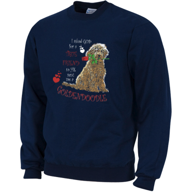 God Sent Me a Goldendoodle - Gildan Sweatshirt