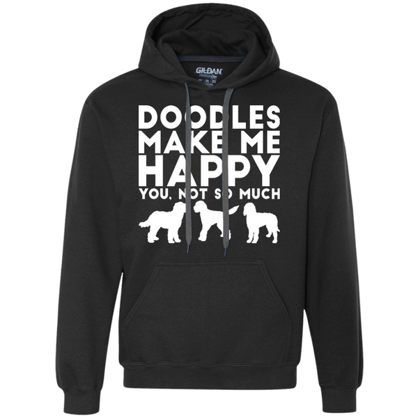 Doodles Make Me Happy - Gildan Heavyweight Fleece Sweatshirt