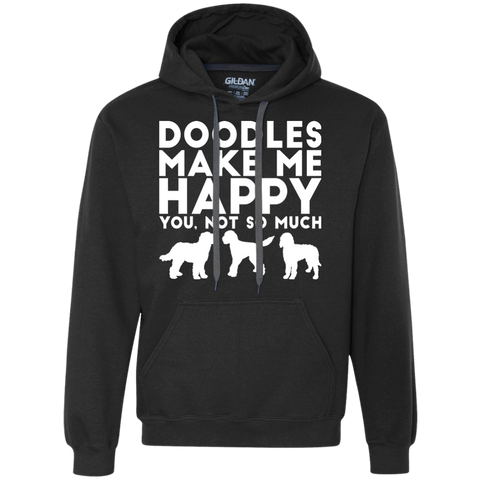 Doodles Make Me Happy - Gildan Heavyweight Fleece Sweatshirt