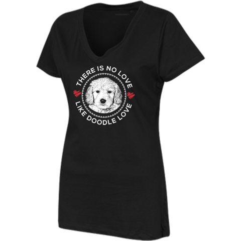 There is no Love Like Doodle Love - Women's V-Neck