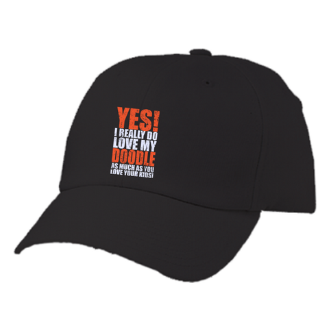 Really Love My Doodle - Personalized Twill Cap