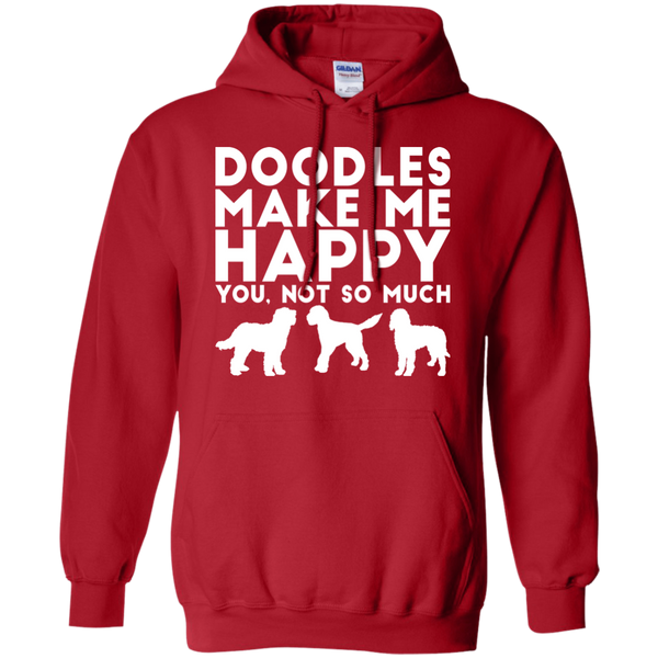 Doodles Make Me Happy - Gildan Hoodie