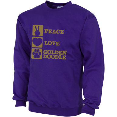 Peace Love Goldendoodle - Gildan Sweatshirt