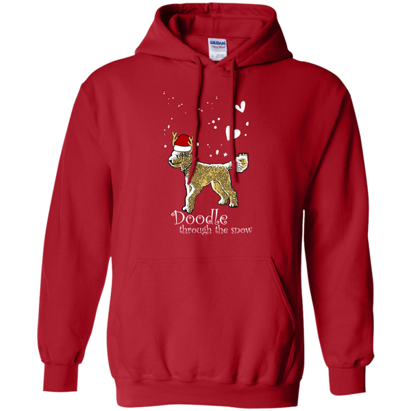 Doodle Through The Snow - Gildan Pullover Hoodie