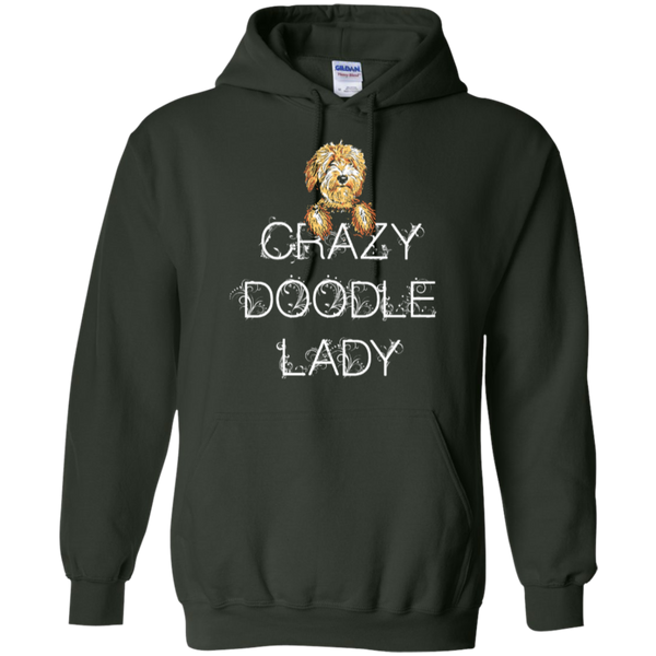 Crazy Doodle Lady - Gildan Hoodie
