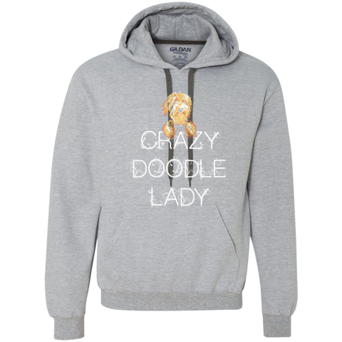 Crazy Doodle Lady - Gildan Heavyweight Fleece Sweatshirt