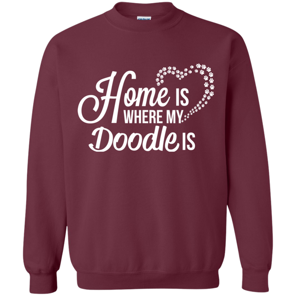 Home Is Where My Doodle Is - Gildan Sweatshirt