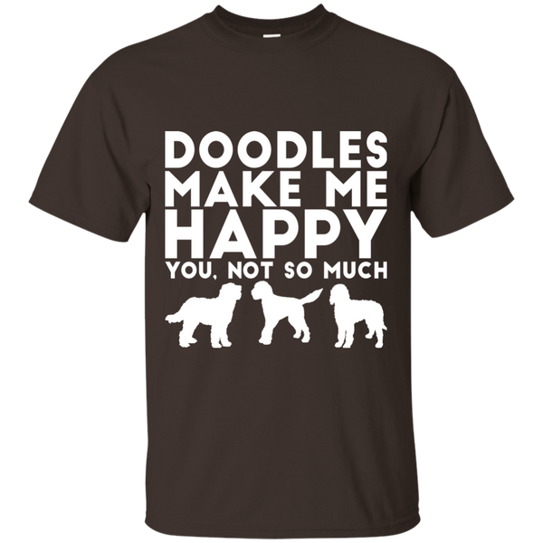 Doodles Make Me Happy - Gildan T-Shirt