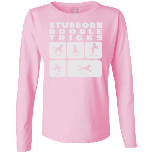 Doodle Tricks - Ladies Long Sleeve TShirt