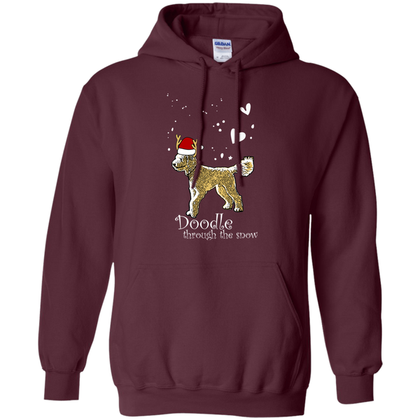 Doodle Through The Snow - Gildan Pullover Hoodie
