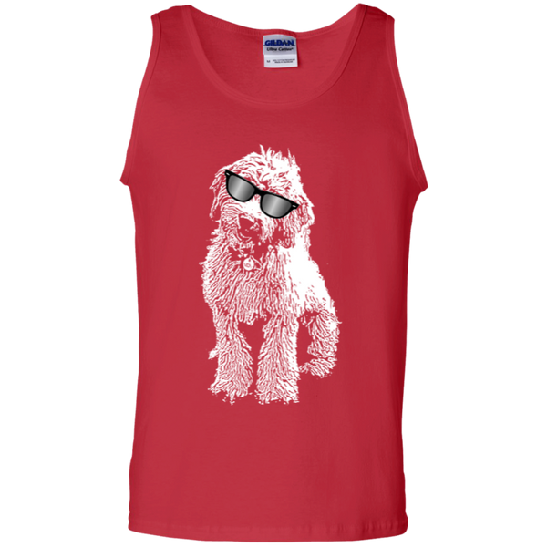 Doodle With Glasses - Gildan Tank Top