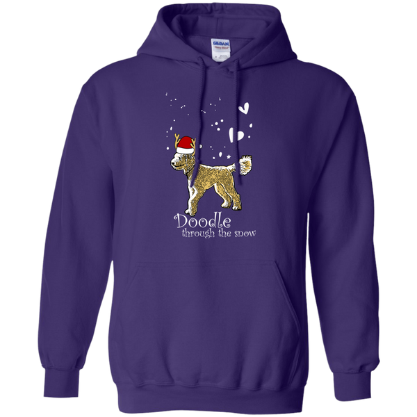 Doodle Through The Snow - Gildan Pullover Hoodie