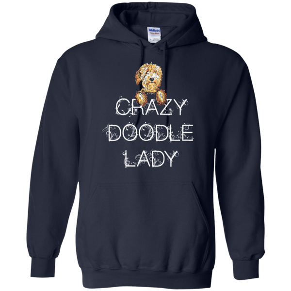 Crazy Doodle Lady - Gildan Hoodie