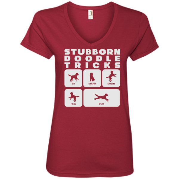 Doodle Tricks - Ladies V-Neck