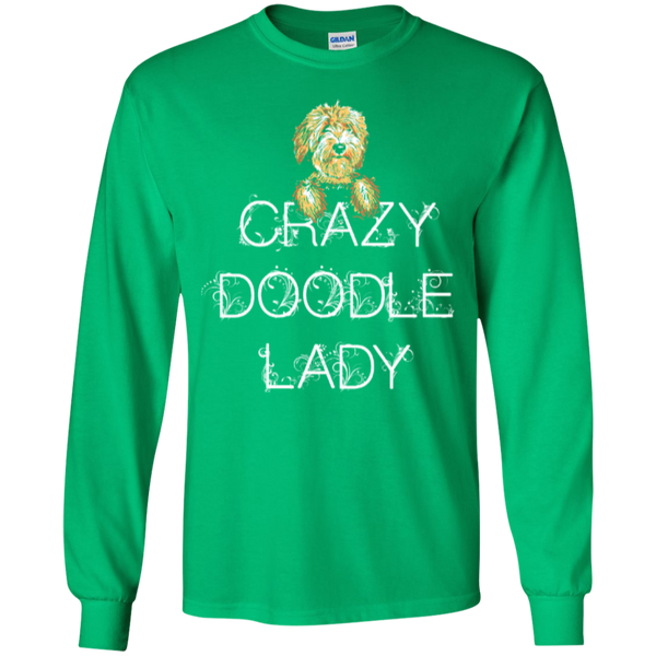 Crazy Doodle Lady - Gildan Long Sleeve T-Shirt