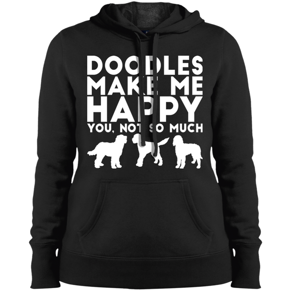 Doodles Make Me Happy - Ladies' Hooded Sweatshirt
