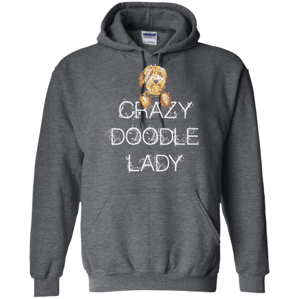 Crazy Doodle Lady - Gildan Hoodie