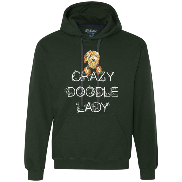 Crazy Doodle Lady - Gildan Heavyweight Fleece Sweatshirt