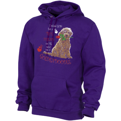 God Sent Me A Goldendoodle - Gildan Hoodie