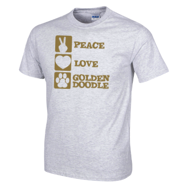 Peace Love Goldendoodle - Gildan T-Shirt