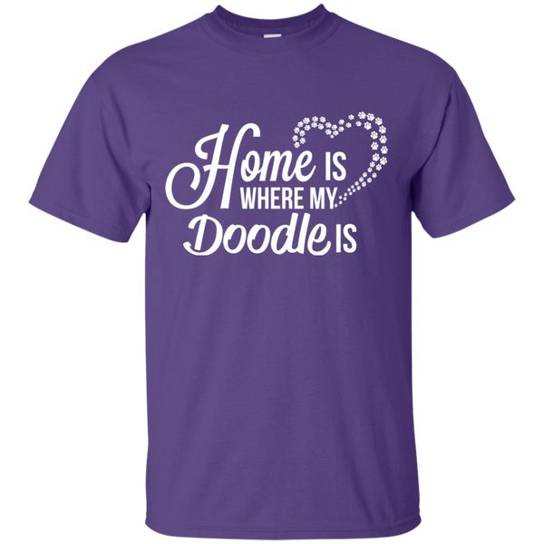 Home Is Where My Doodle Is - Gildan T-Shirt