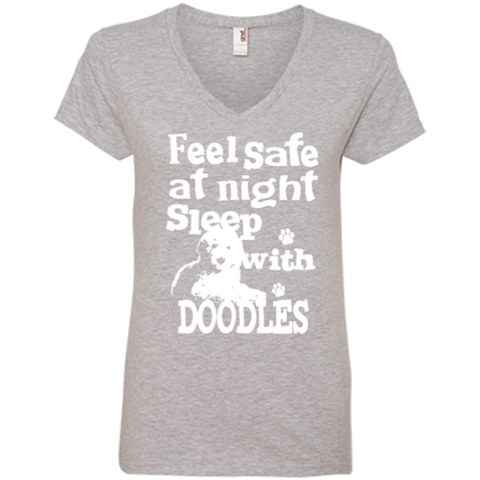 Feel Safe At Night - Ladies V-Neck