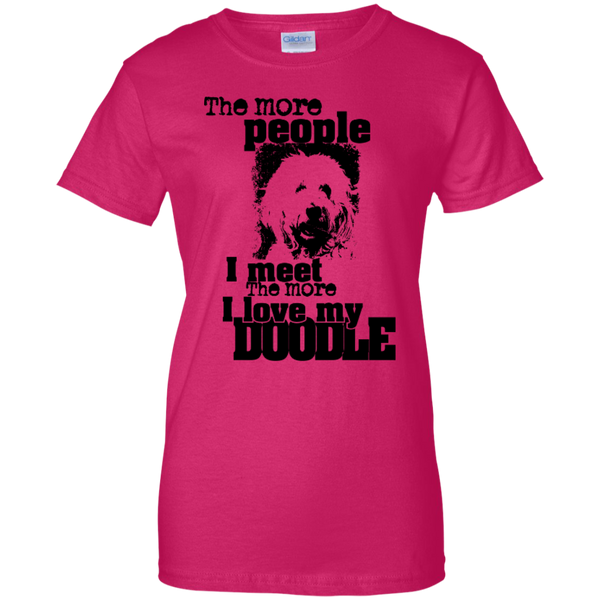 I Love My Doodle - Gildan Ladies T-Shirt