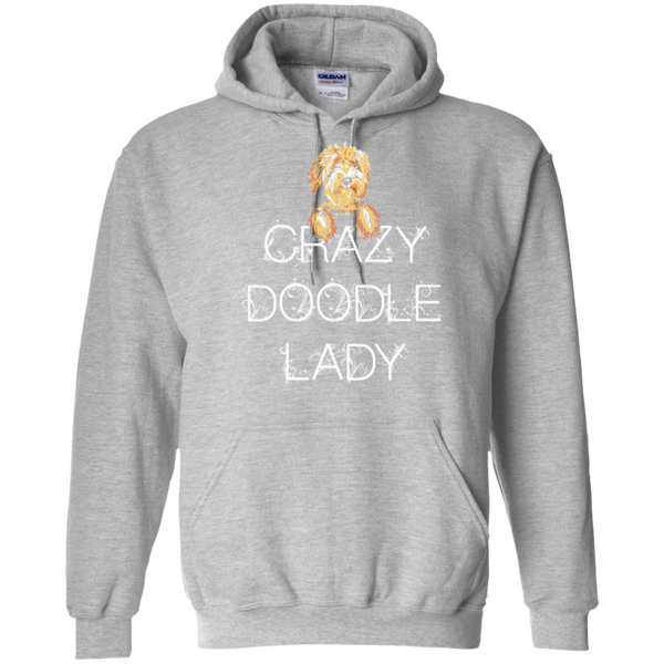 Crazy Doodle Lady - Gildan Hoodie