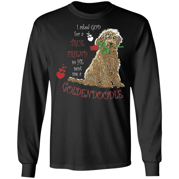 God Sent Me a Goldendoodle - Gildan Long Sleeve