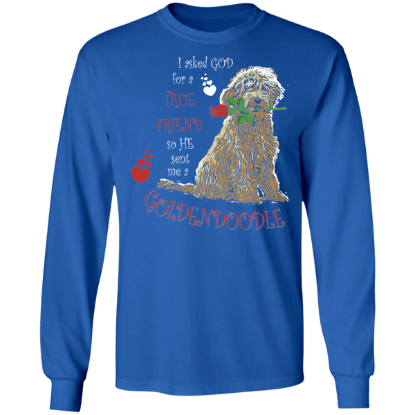 God Sent Me a Goldendoodle - Gildan Long Sleeve