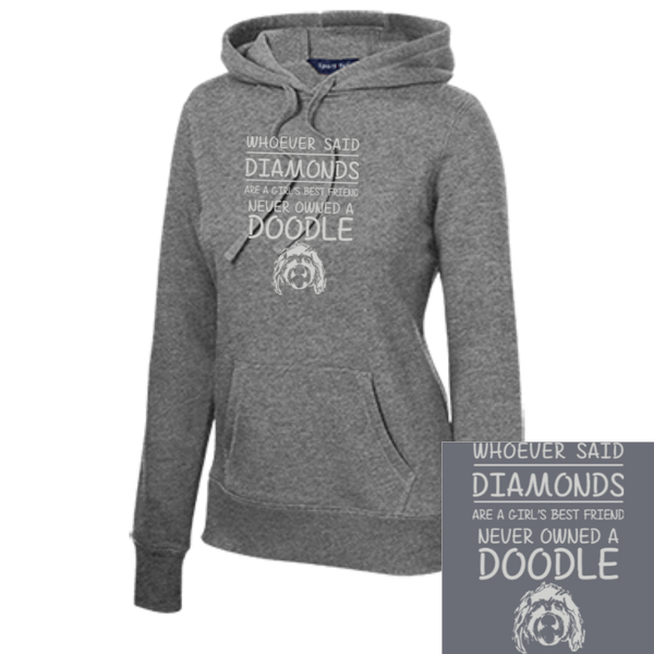 Doodle Best Friend - Ladies Pullover Hooded Sweatshirt