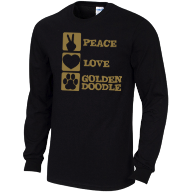 Peace Love Goldendoodle - Gildan Long Sleeve