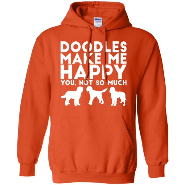 Doodles Make Me Happy - Gildan Hoodie