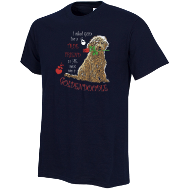 God Sent Me a Goldendoodle - Gildan Tee