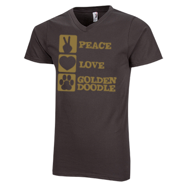 Peace Love Goldendoodle - Men's V-Neck