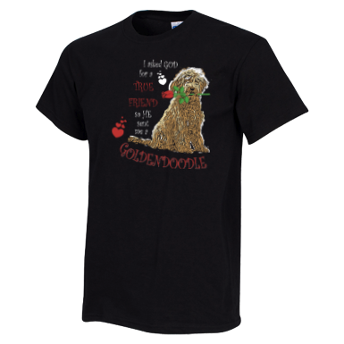 God Sent Me a Goldendoodle - Gildan Tee