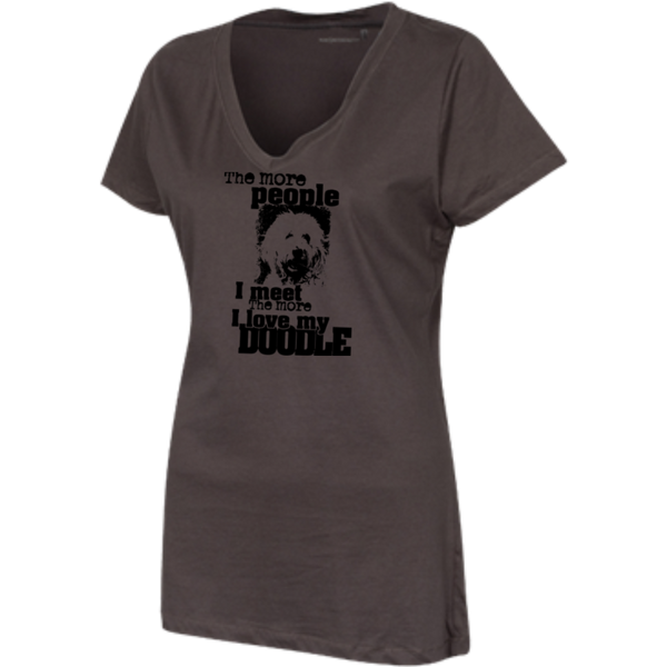 I Love My Doodle - Women's V-Neck