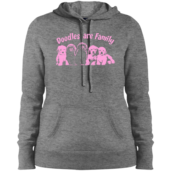 Doodles Are Family - Ladies Hooded Sweatshirt