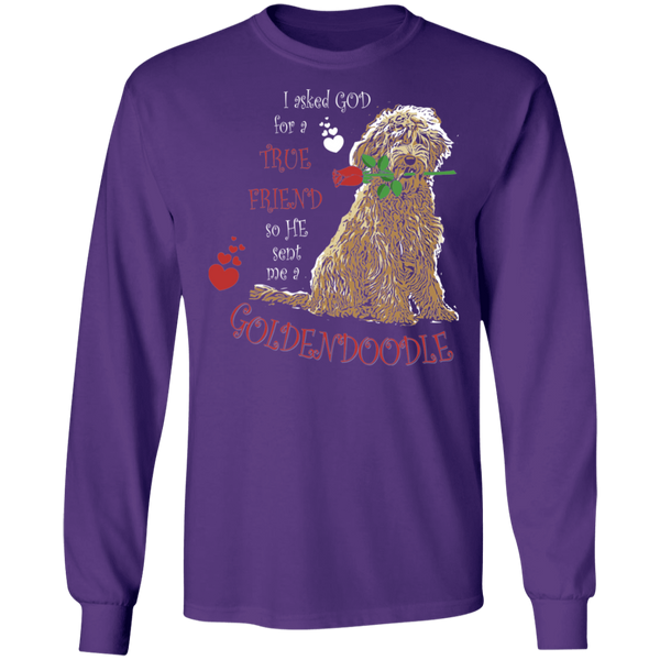 God Sent Me a Goldendoodle - Gildan Long Sleeve