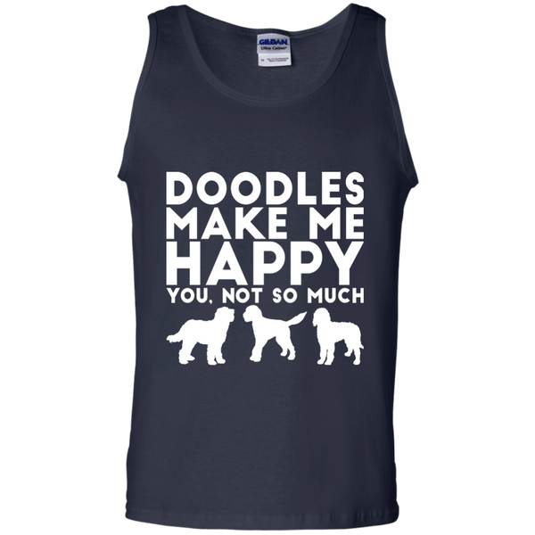Doodles Make Me Happy - Gildan Tank Top