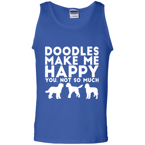 Doodles Make Me Happy - Gildan Tank Top