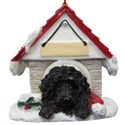 Doodle Christmas Ornament Black