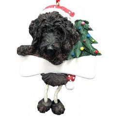 Dangling Legs Doodle Ornament Black
