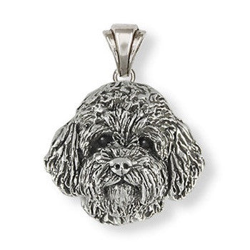 Handmade Doodle Pendant in Solid Sterling Silver